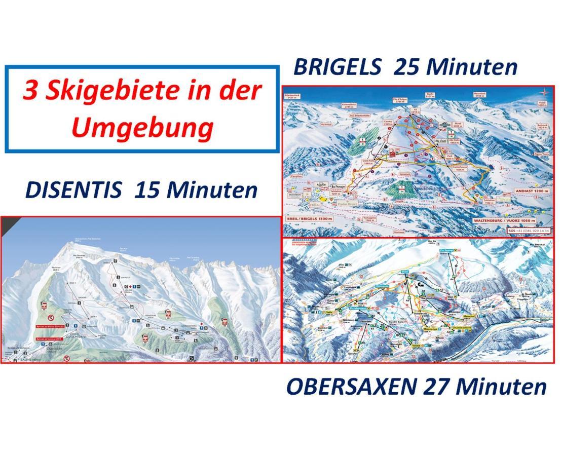 Casa Steilalva - grosszügiges Chalet für erholsamen Familienurlaub Surrein Exterior foto
